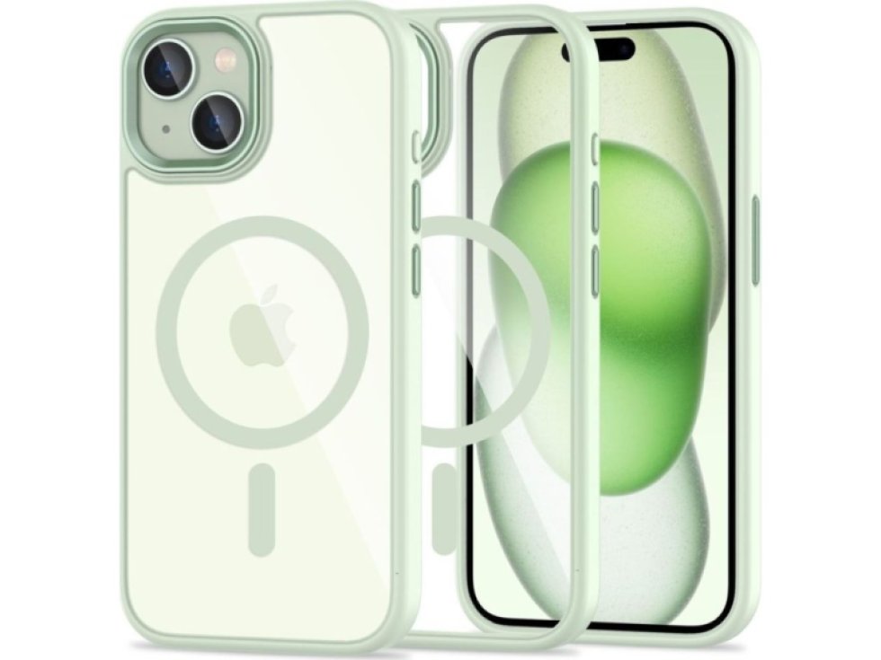 Ochranný kryt na iPhone 15 - Tech-Protect, Magmat MagSafe Green