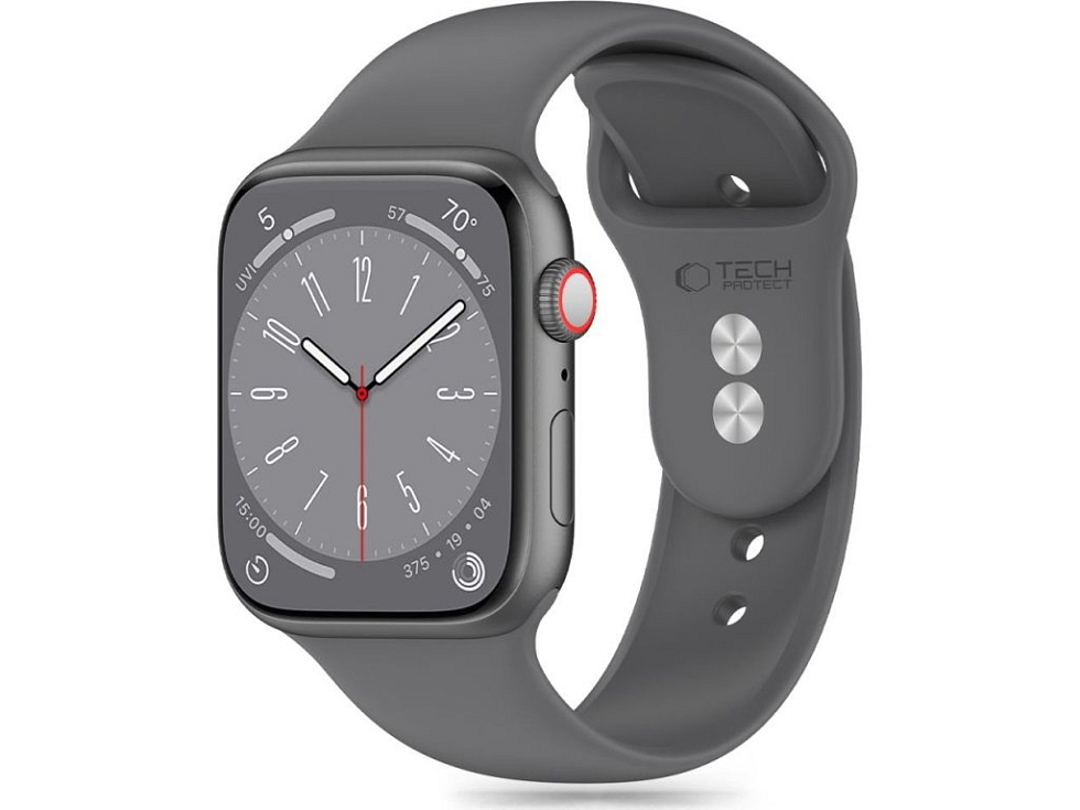 Řemínek pro Apple Watch 44mm / 45mm / 46mm / 49mm - Tech-Protect, Silicone Clay