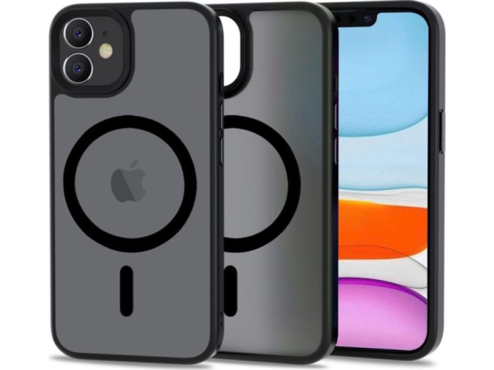 Ochranný kryt pro iPhone 11 - Tech-Protect, Magmat MagSafe Matte Black