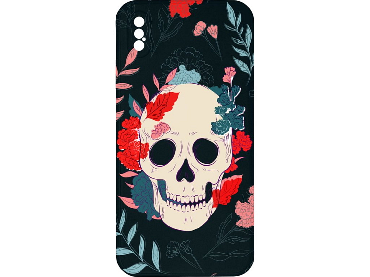 Kryt Lebka s květy pro iPhone XS Max