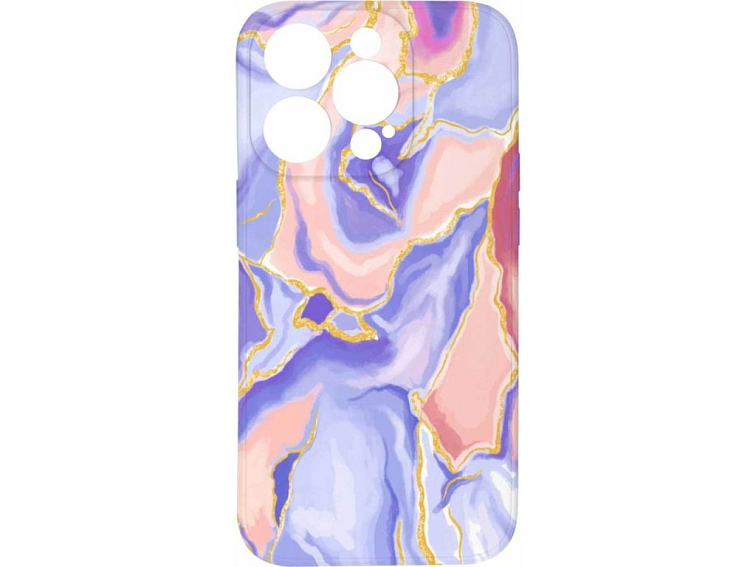 Kryt Fialovo růžový mramor pro iPhone 14 Pro
