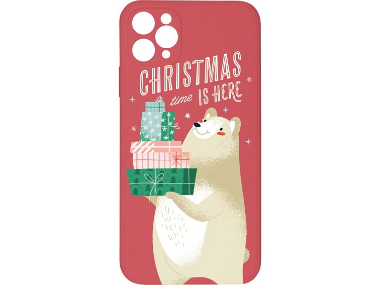 Kryt Vánoce jsou tady červený pro iPhone 11 Pro Max