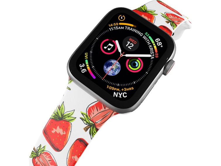 Apple watch řemínek Jahody