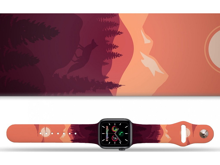 Apple watch řemínek Východ slunce na horách