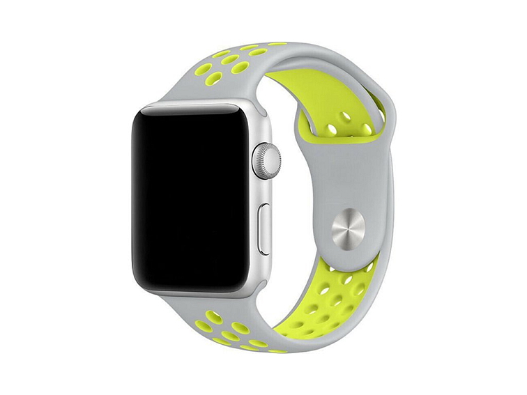 Sportovní řemínek na Apple Watch - Silver-Volt