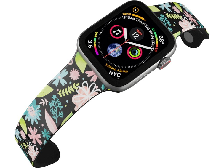 Apple watch řemínek Květy a větvičky