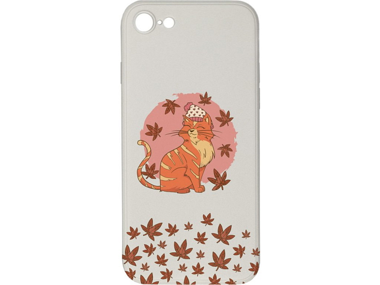 Kryt Kočka v listí pro iPhone 7/8/SE2020