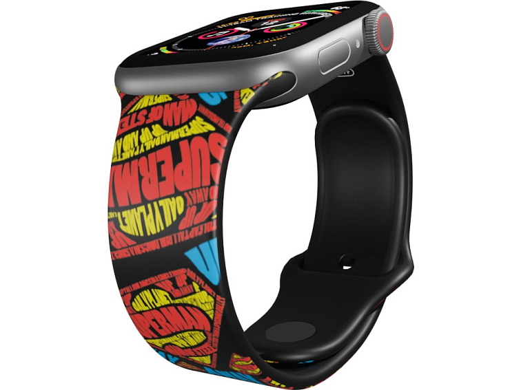 Apple watch řemínek Superman - Nápisy