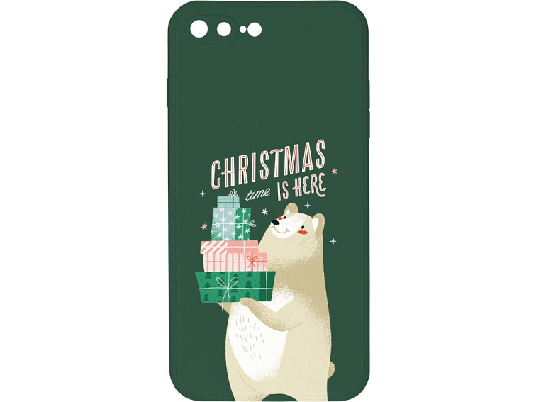 Kryt Vánoce jsou tady zelený pro iPhone 7/8 Plus