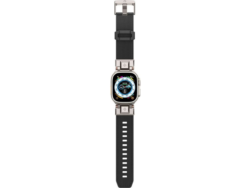 Řemínek pro Apple Watch 44mm / 45mm / 46mm / 49mm - Spigen, Durapro Armor Black