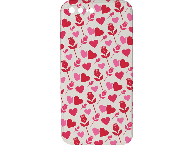 Kryt Srdce a růže pro iPhone 7/8 Plus
