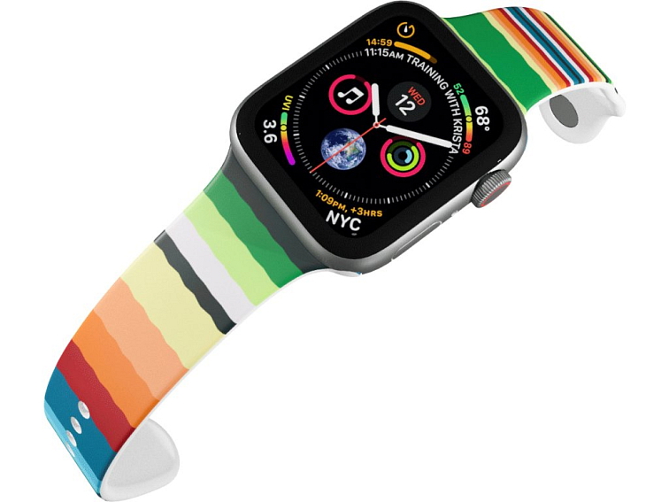 Apple watch řemínek Retro pruhy