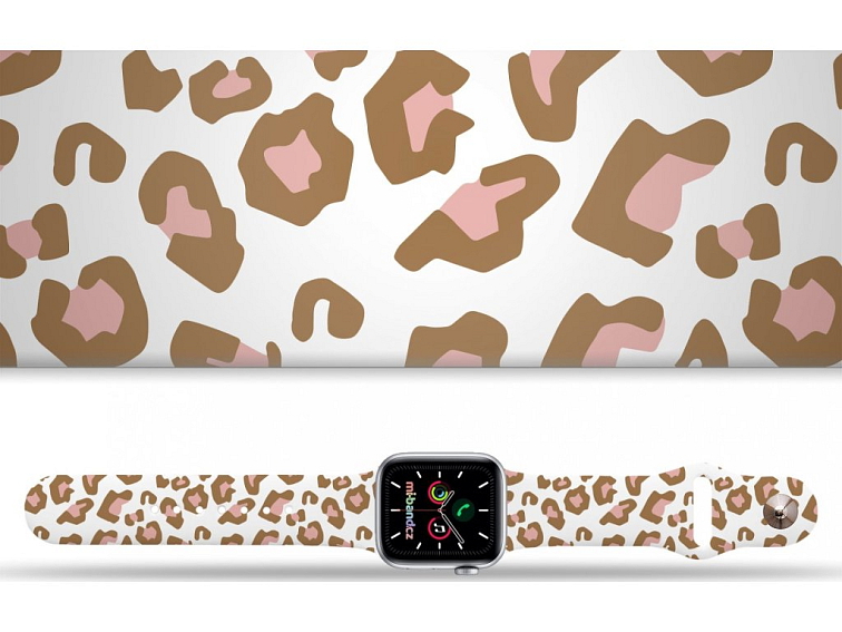 Apple watch řemínek Růžový gepard