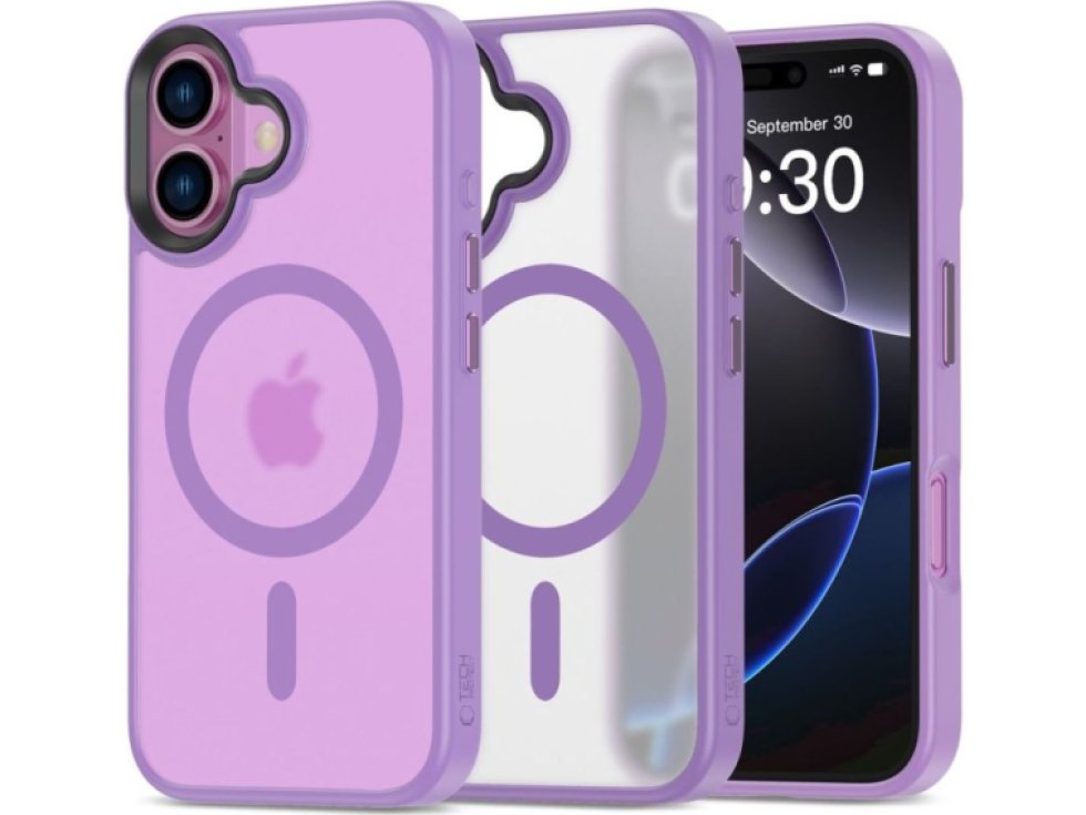 Ochranný kryt na iPhone 16 - Tech-Protect, Magmat MagSafe Matte Mauve