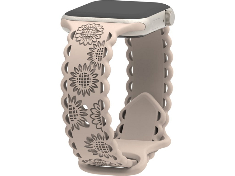 Perforované slunečnice řemínek pro Apple Watch 42/44/45/46/49mm