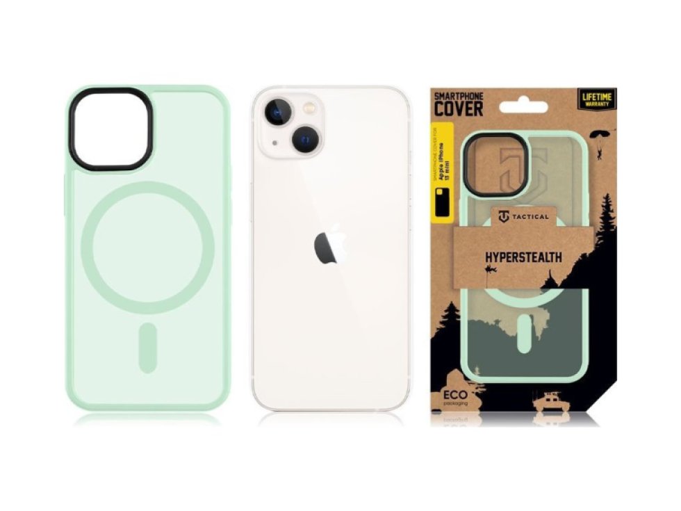 Ochranný kryt pro iPhone 13 mini - Tactical, MagForce Hyperstealth Beach Green
