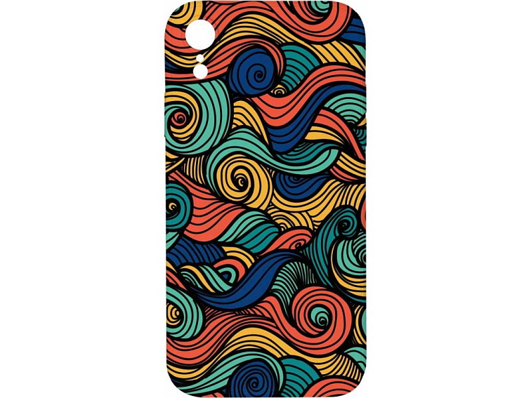 Kryt Barevné vlny pro iPhone XR