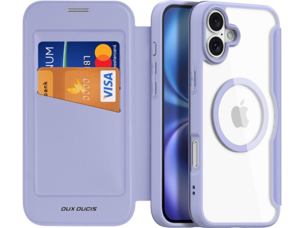 Ochranné pouzdro na iPhone 16 PLUS - DuxDucis, SkinX Pro with MagSafe Purple