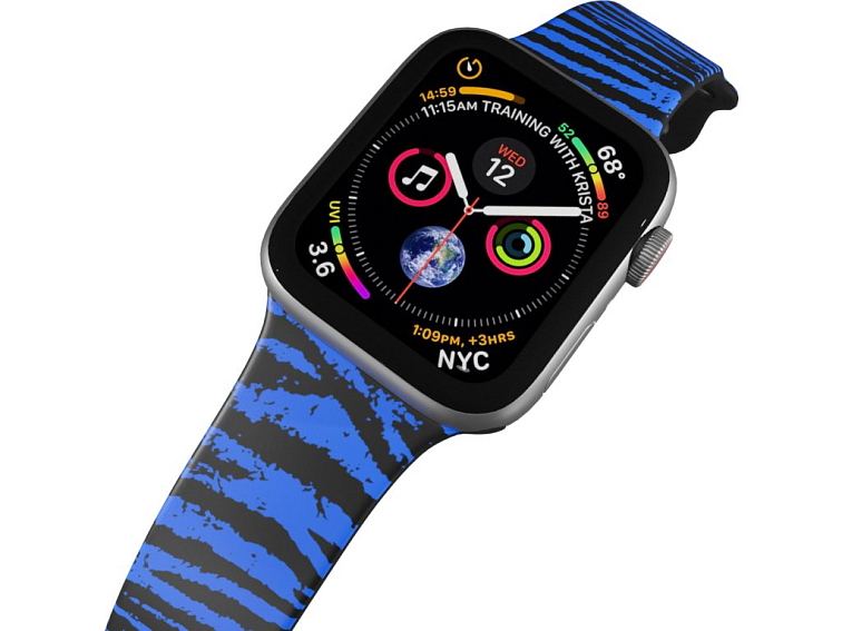 Apple watch řemínek Tygr modrý