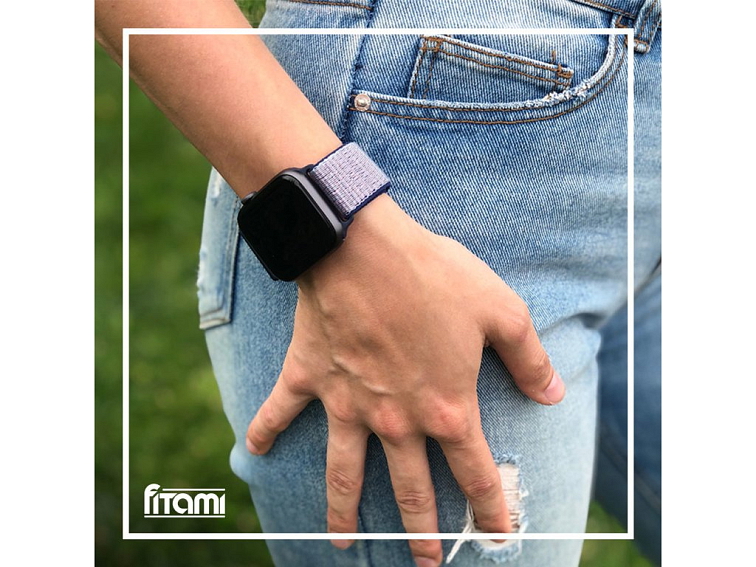 Nylonový řemínek na Apple Watch - Midnight Blue