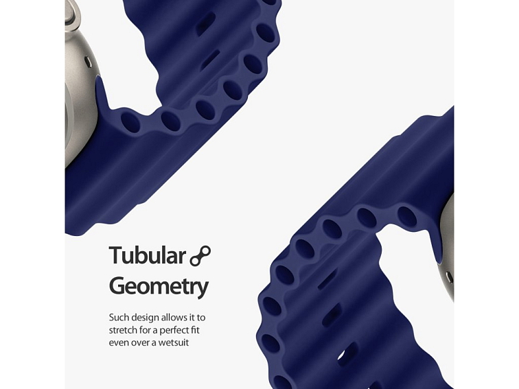 Řemínek pro Apple Watch 44mm / 45mm / 46mm / 49mm - DuxDucis, OceanWave Blue