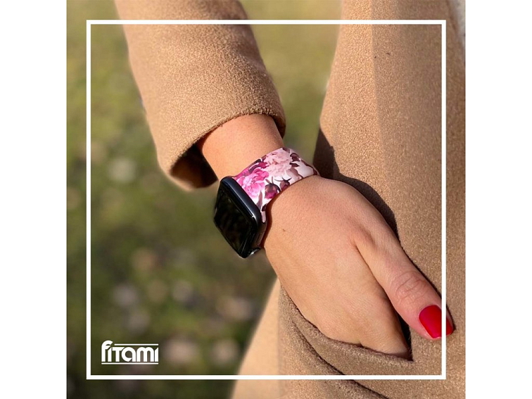 Řemínek s potiskem pro Apple Watch - Rosaria