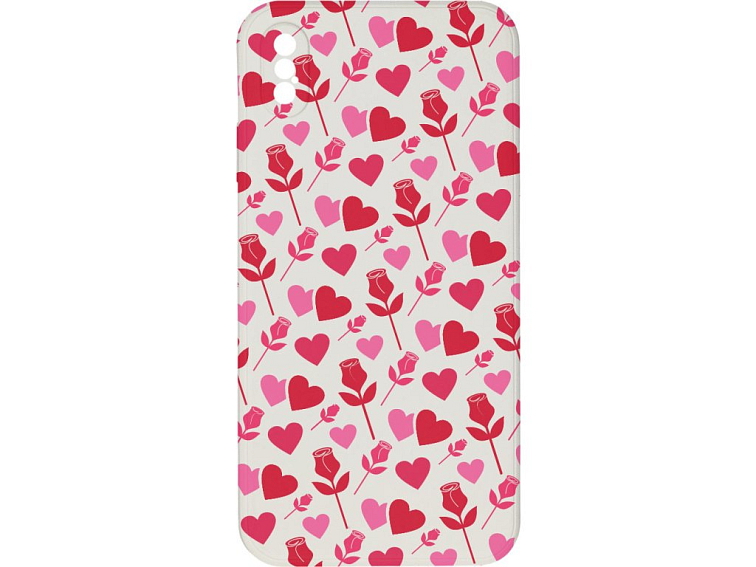 Kryt Srdce a růže pro iPhone XS Max