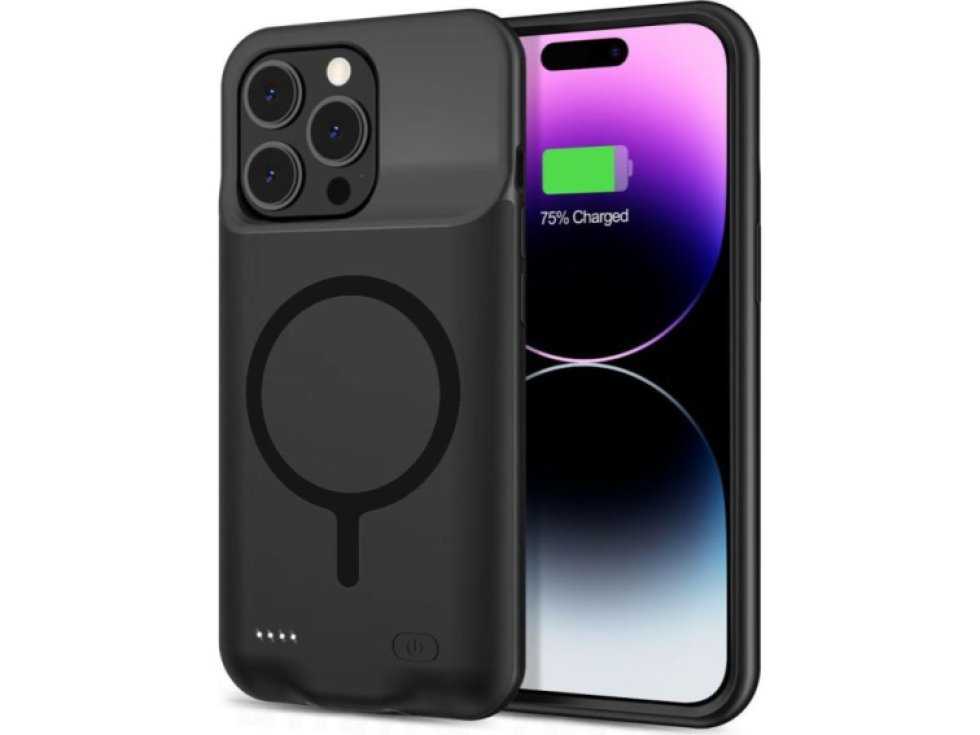 Nabíjecí pouzdro na iPhone 15 Pro - Tech-Protect, Powercase MagSafe 7000mAh
