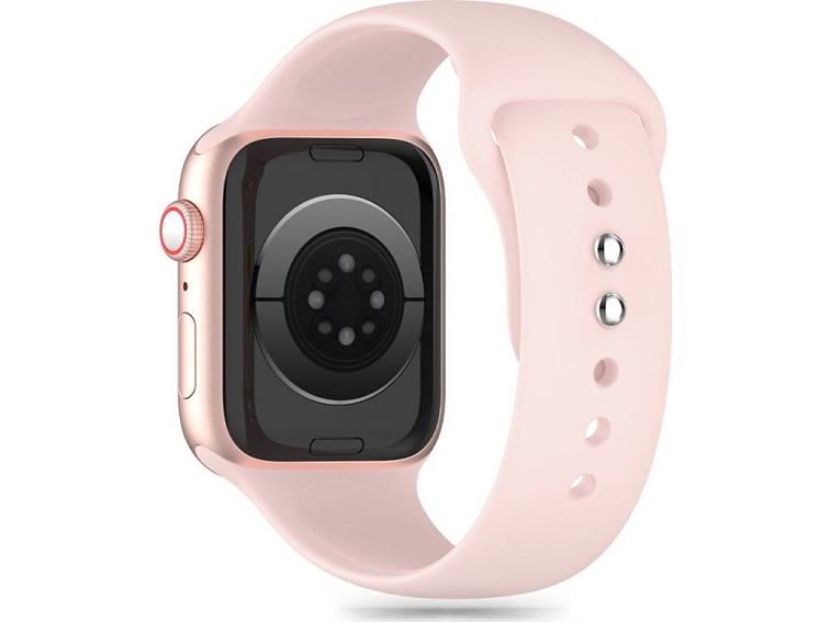 Řemínek pro Apple Watch 38mm / 40mm / 41mm / 42mm - Tech-Protect, Silicone Light Pink