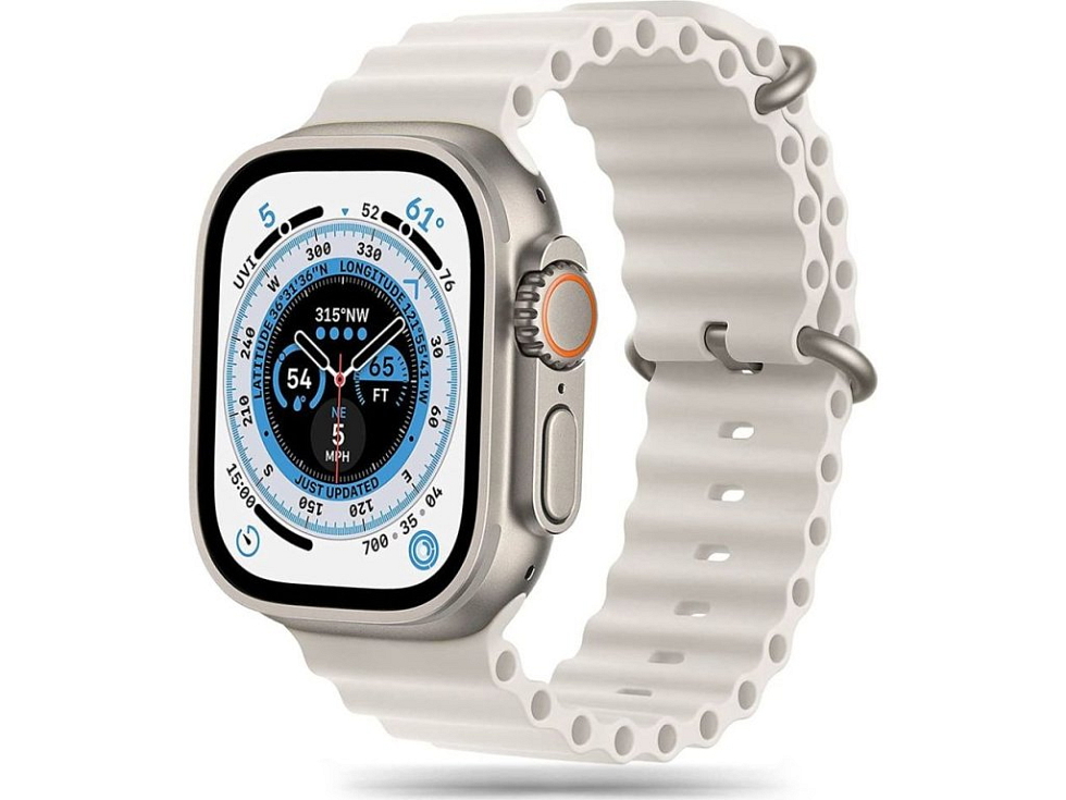 Řemínek pro Apple Watch 44mm / 45mm / 46mm / 49mm - Tech-Protect, Iconband Pro Beige