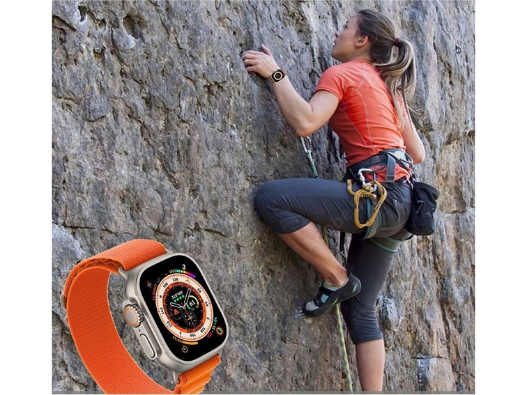 Řemínek pro Apple Watch 44mm / 45mm / 46mm / 49mm - Tech-Protect, Nylon Pro Titanium