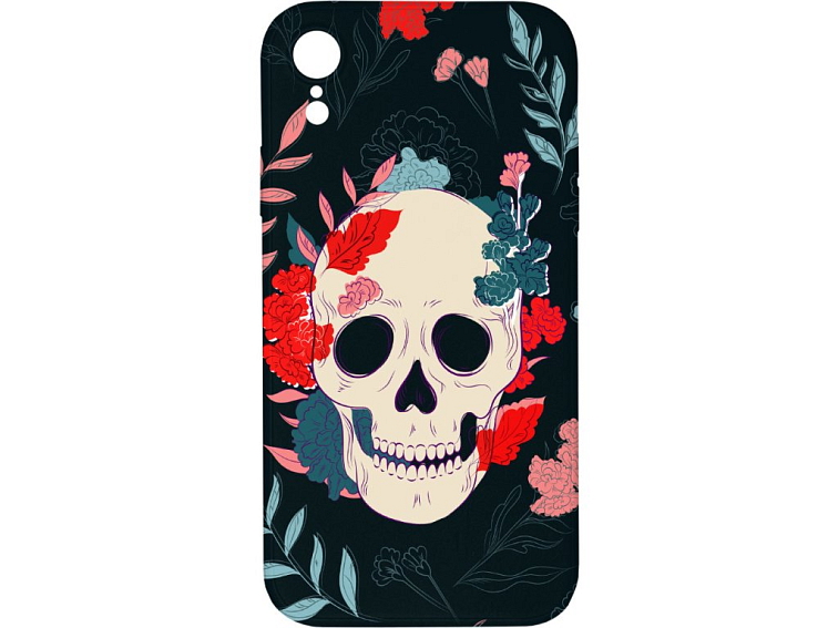 Kryt Lebka s květy pro iPhone XR