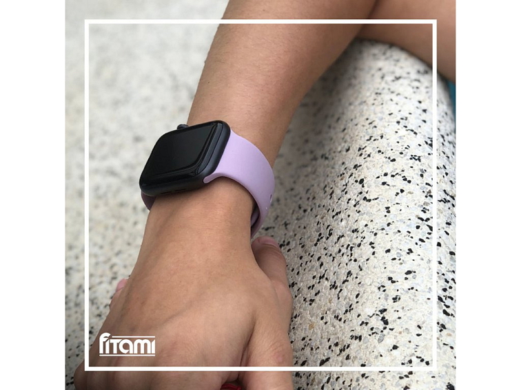 Jednobarevný řemínek pro Apple Watch - Fialový