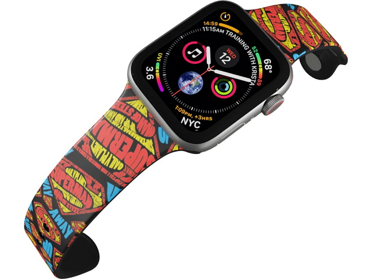 Apple watch řemínek Superman - Nápisy
