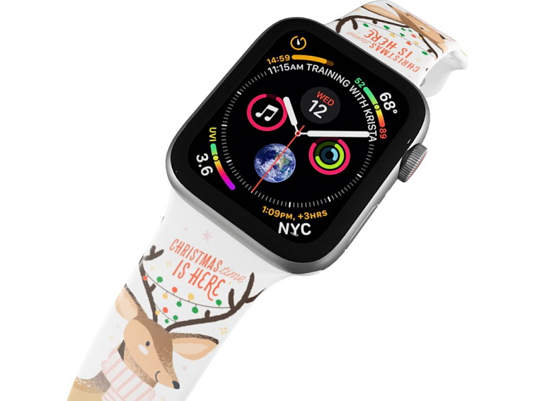 Apple watch řemínek Vánoční sobice