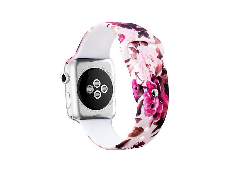 Řemínek s potiskem pro Apple Watch - Rosaria