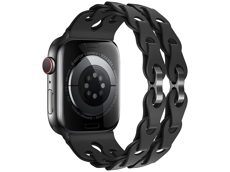 Silikonový řetízkový řemínek pro Apple Watch 38/40/41/42(S10)mm