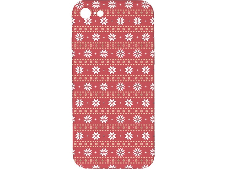 Kryt Malované vločky pro iPhone 7/8/SE2020