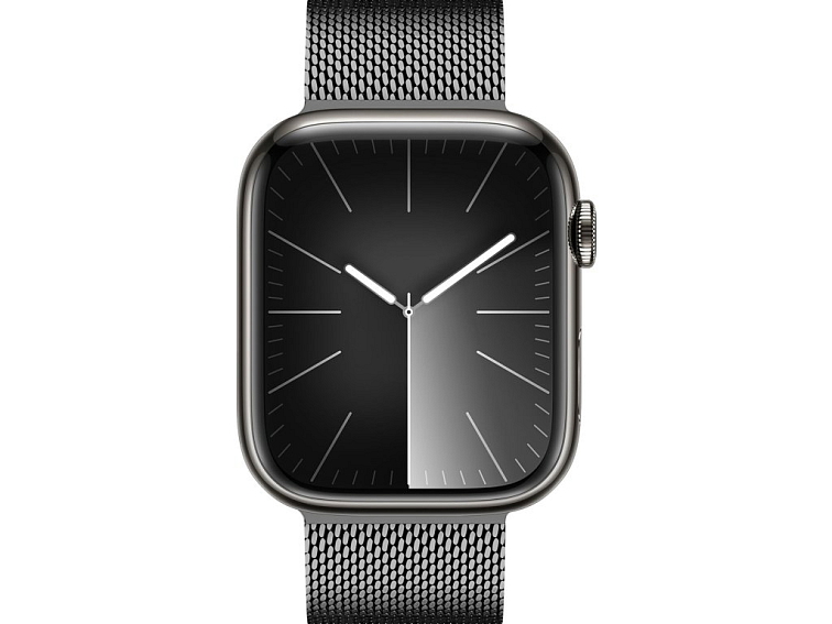 Řemínek na Apple Watch 44mm / 45mm / 46mm / 49mm - DuxDucis, Milanese Pro Black