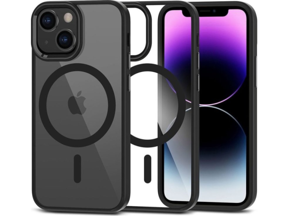 Ochranný kryt pro iPhone 12 mini / 13 mini - Tech-Protect, Magmat MagSafe Black/Clear