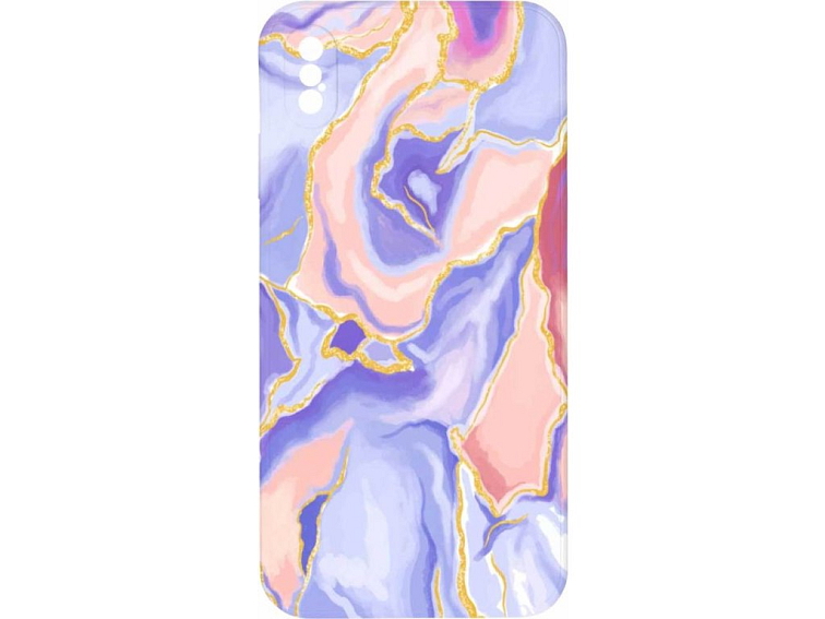 Kryt Fialovo růžový mramor pro iPhone XS Max