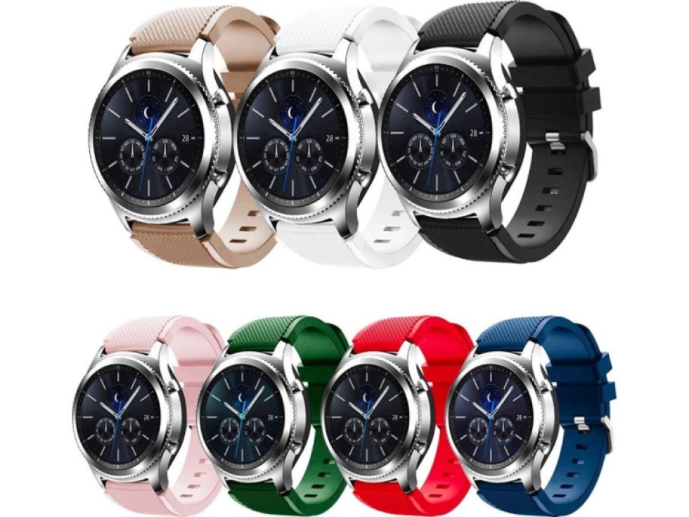 Vroubkovaný řemínek pro chytré hodinky 22mm