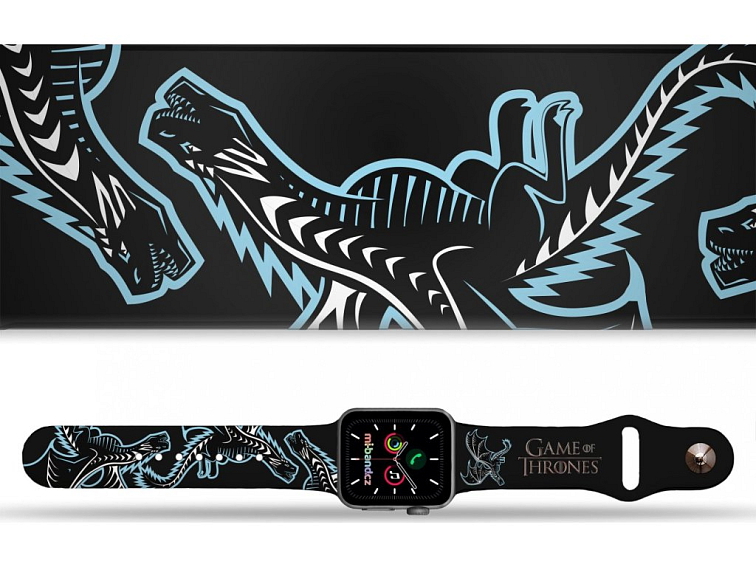 Apple watch řemínek GOT 10 - Ledový Viserion