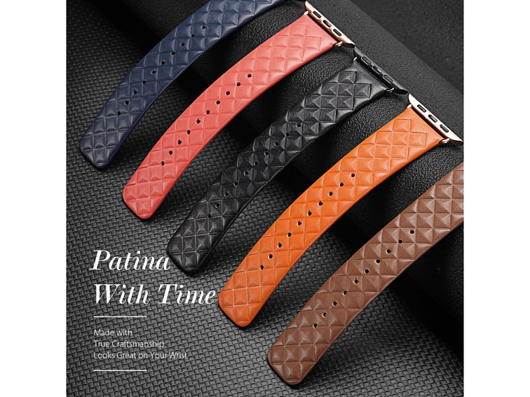 Řemínek pro Apple Watch 44mm / 45mm / 46mm / 49mm - DuxDucis, England Black