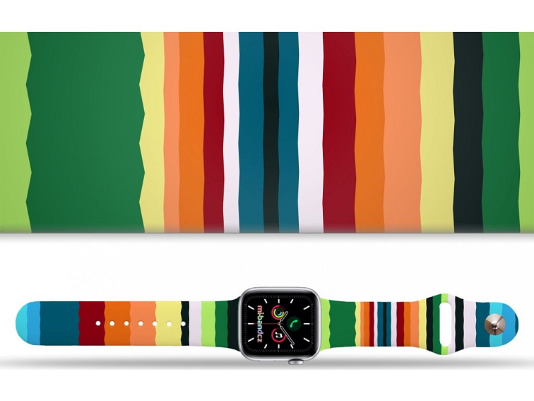 Apple watch řemínek Retro pruhy