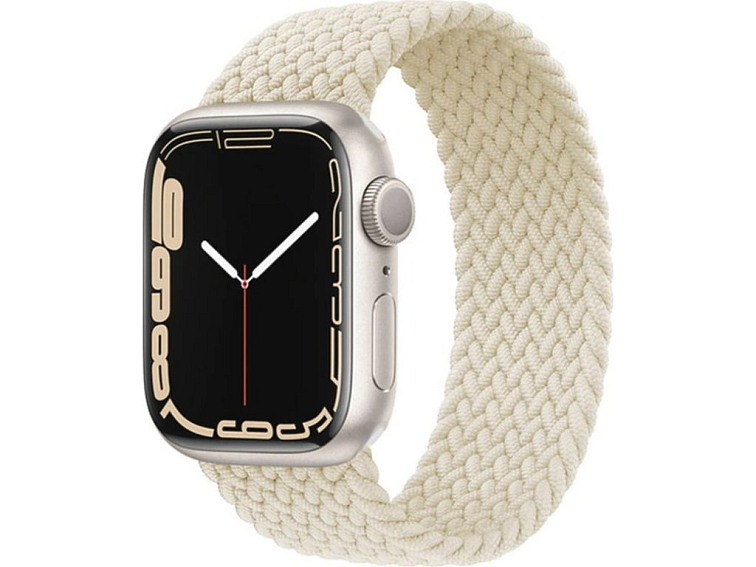 Pletený navlékací řemínek pro Apple Watch - Béžový