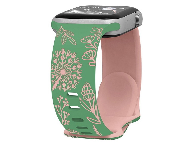 Řemínek gravírované pampelišky pro Apple Watch 38/40/41/42(S10)mm