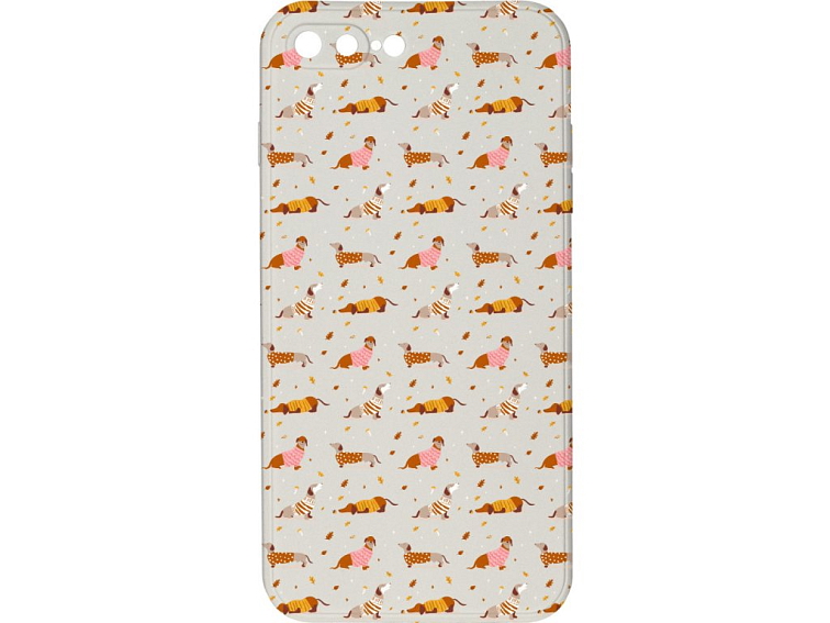 Kryt Jezevčíci ve svetru pro iPhone 7/8 Plus