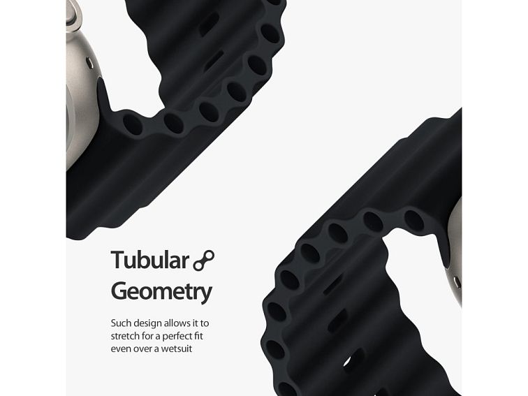 Řemínek pro Apple Watch 38mm / 40mm / 41mm / 42mm - DuxDucis, OceanWave Midnight