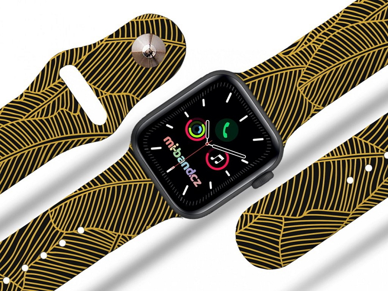 Apple watch řemínek Zlaté listy